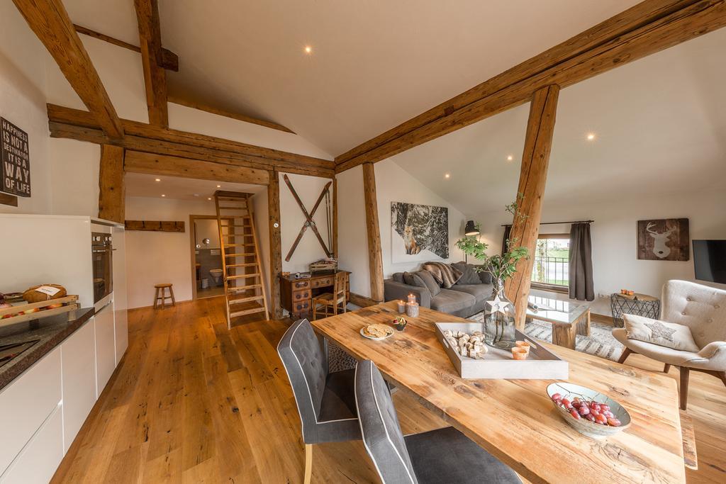 Bauernlodge Alpin Appartements Höfen Buitenkant foto
