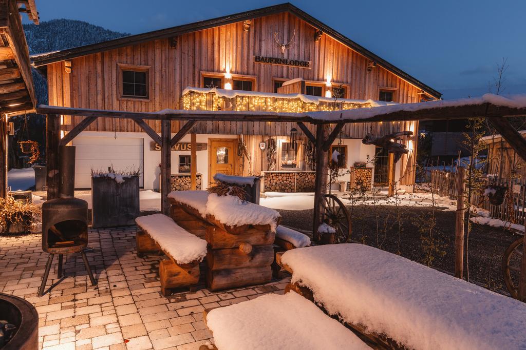 Bauernlodge Alpin Appartements Höfen Buitenkant foto
