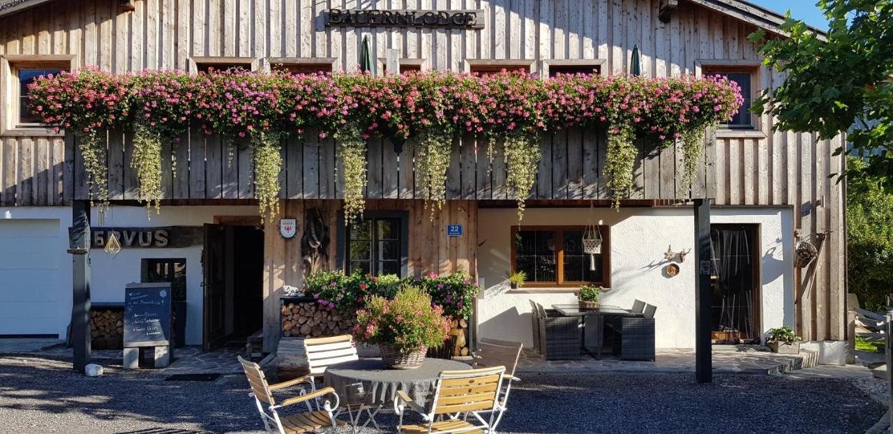 Bauernlodge Alpin Appartements Höfen Buitenkant foto