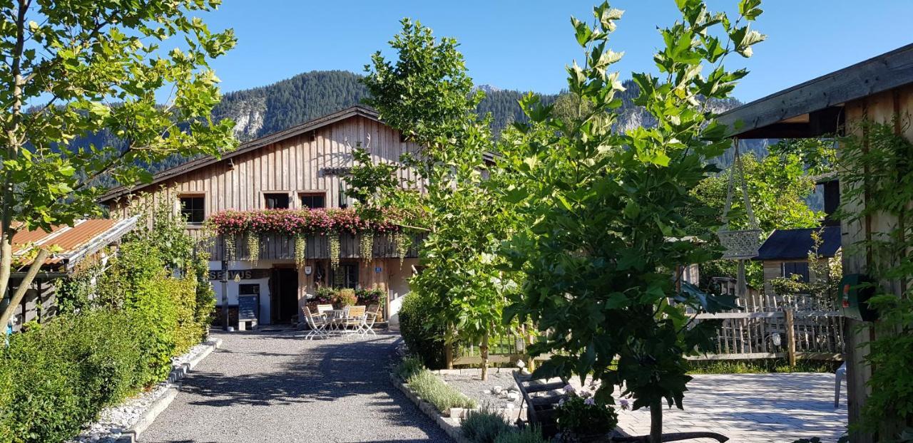Bauernlodge Alpin Appartements Höfen Buitenkant foto