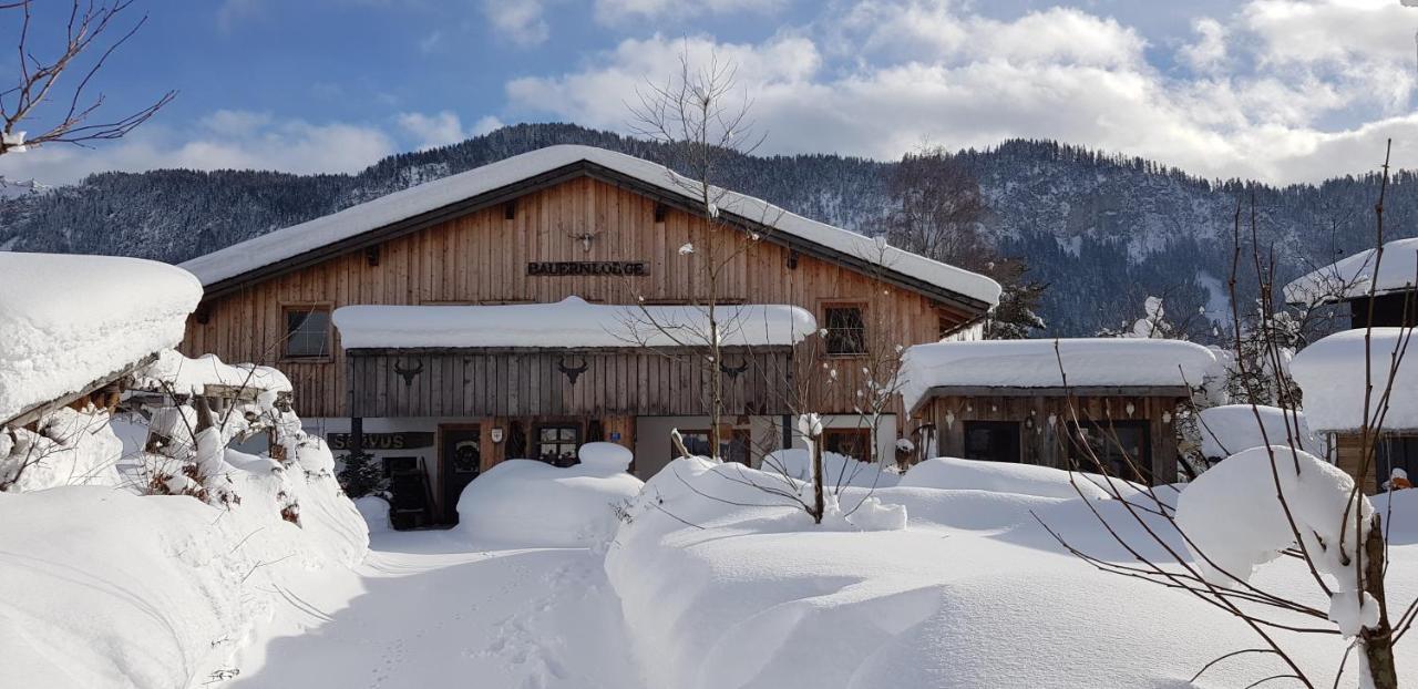 Bauernlodge Alpin Appartements Höfen Buitenkant foto